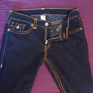 True Religion Men's Black Corduroy pant